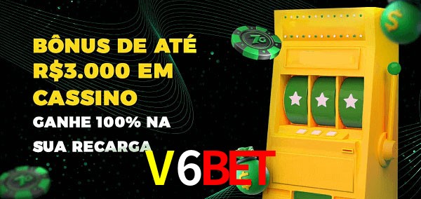 V6BET melhor bônus de depósito
